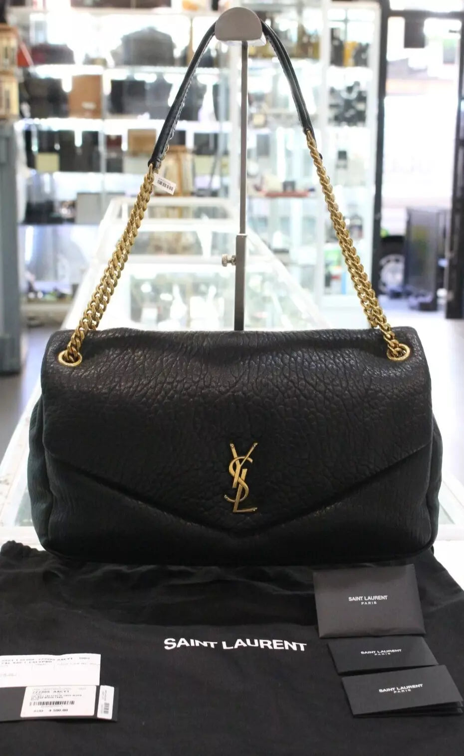 Saint Laurent Calypso Large Shoulder Bag