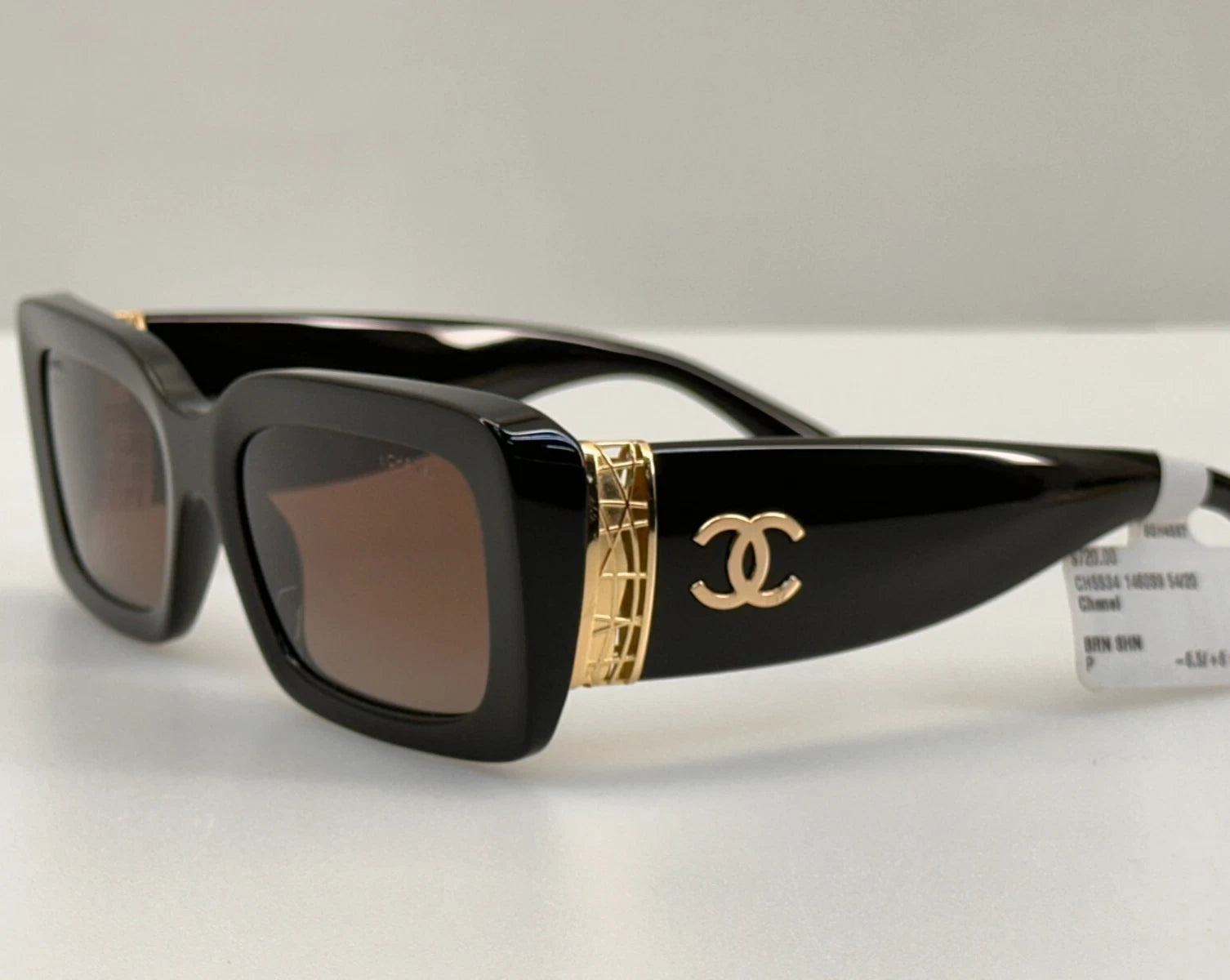 Chanel Sunglasses Dark Taupe Brown