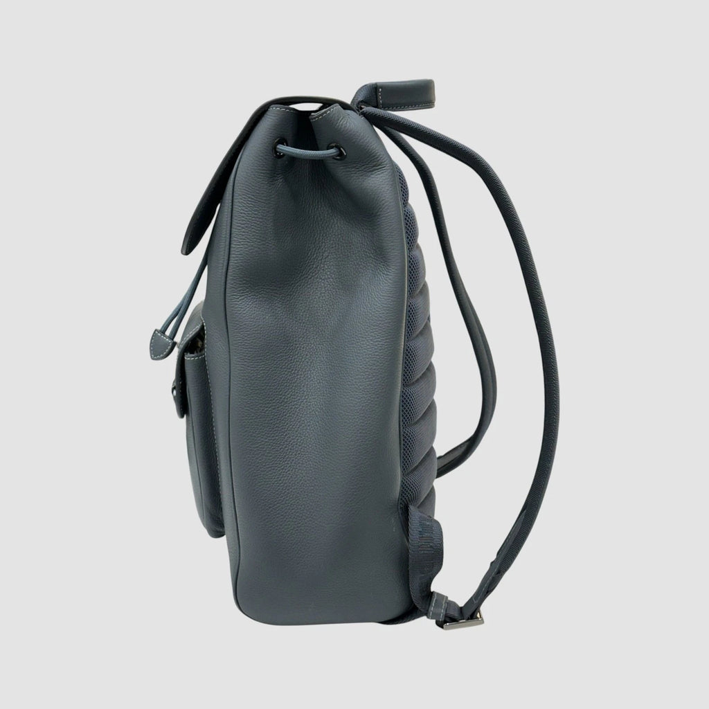 Dior Saddle Deep Gray Flap Backpack