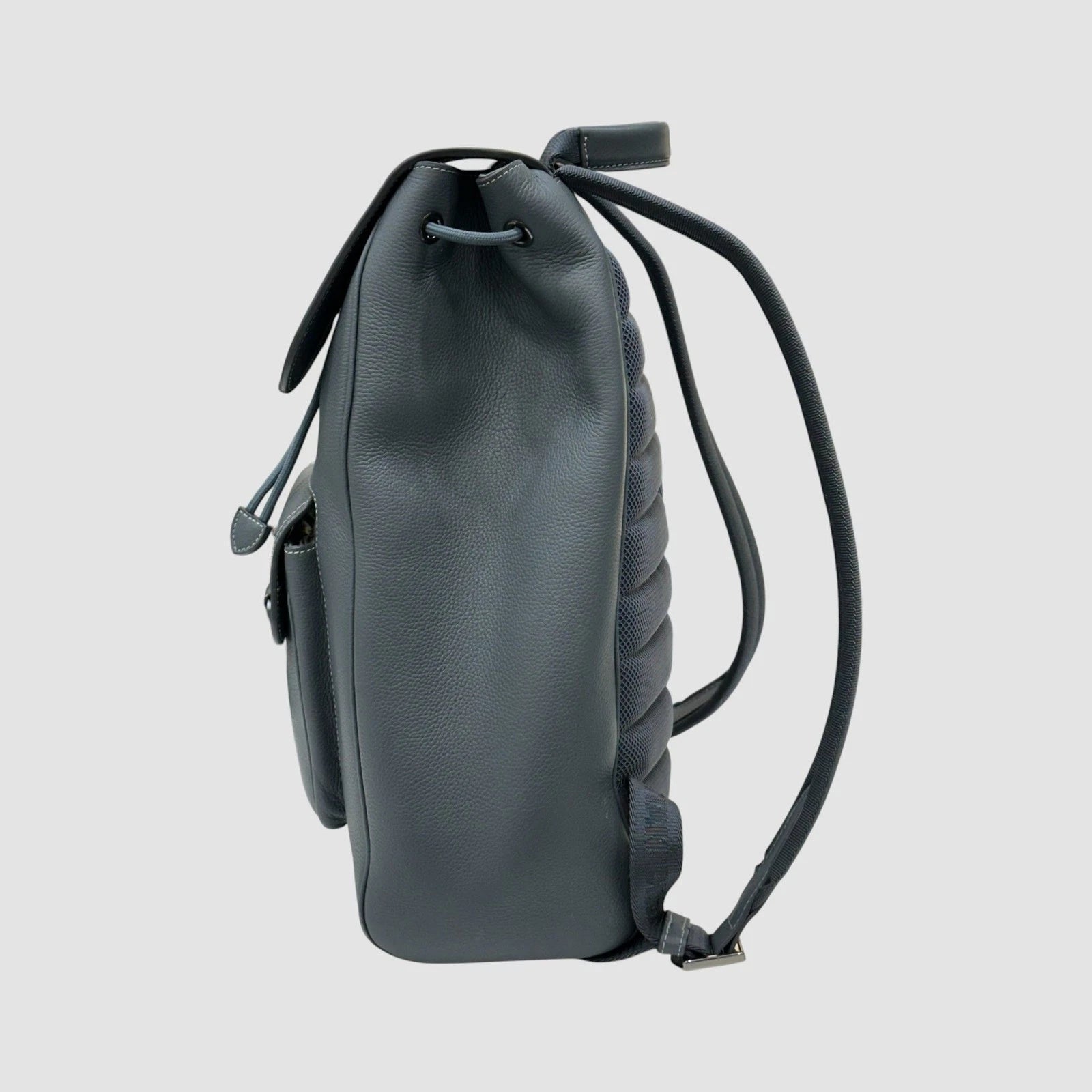 Dior Saddle Deep Gray Flap Backpack