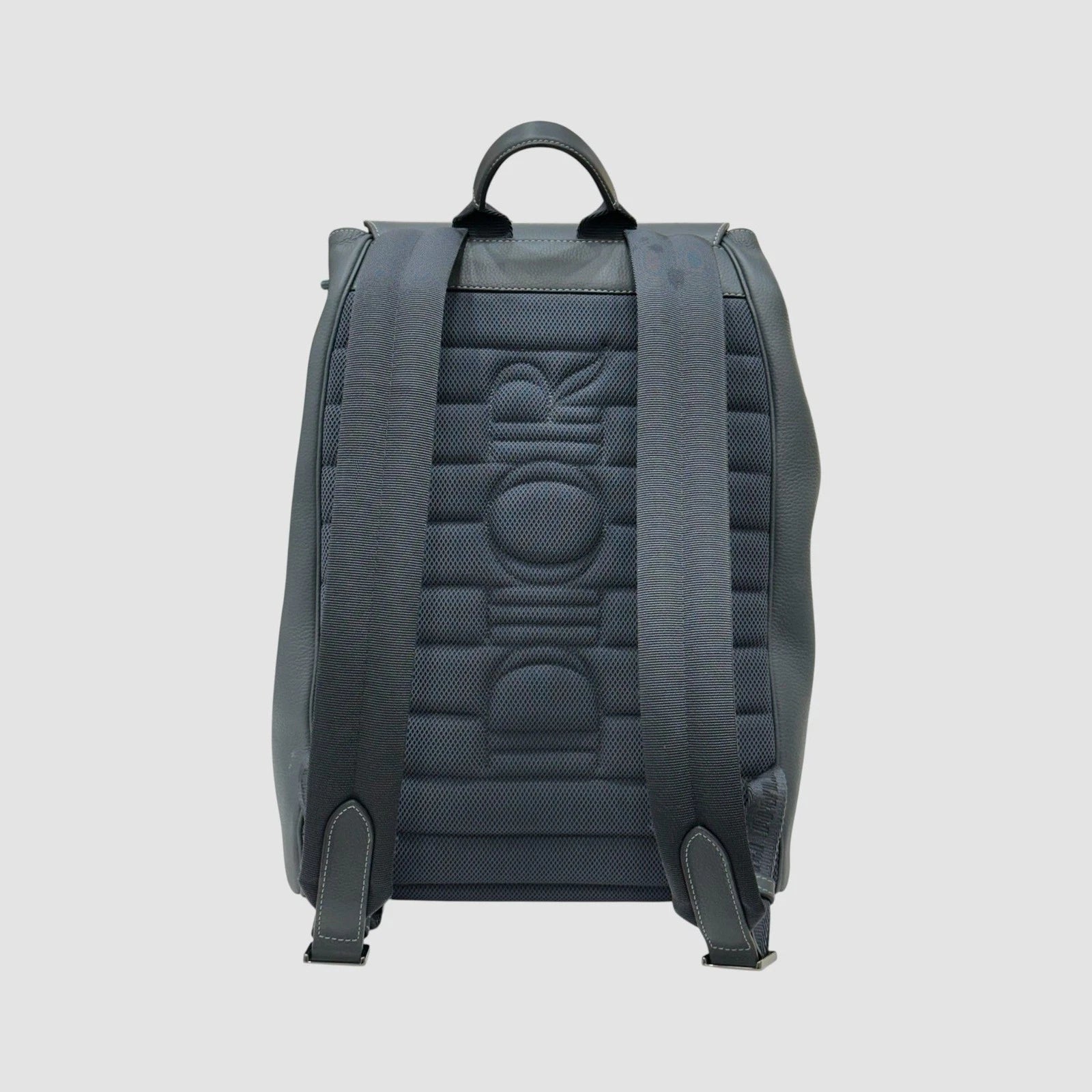 Dior Saddle Deep Gray Flap Backpack