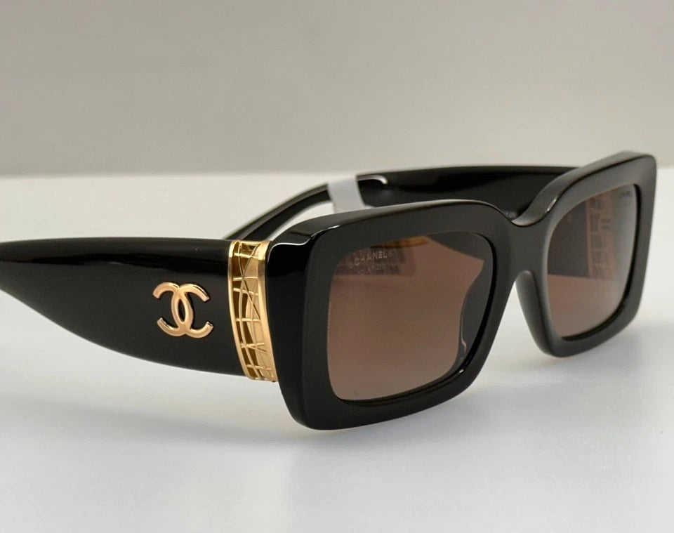 Chanel Sunglasses Dark Taupe Brown
