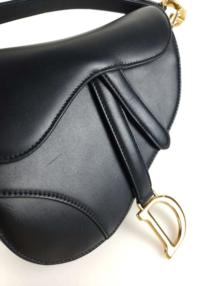 Dior Saddle Leather Shoulder Bag