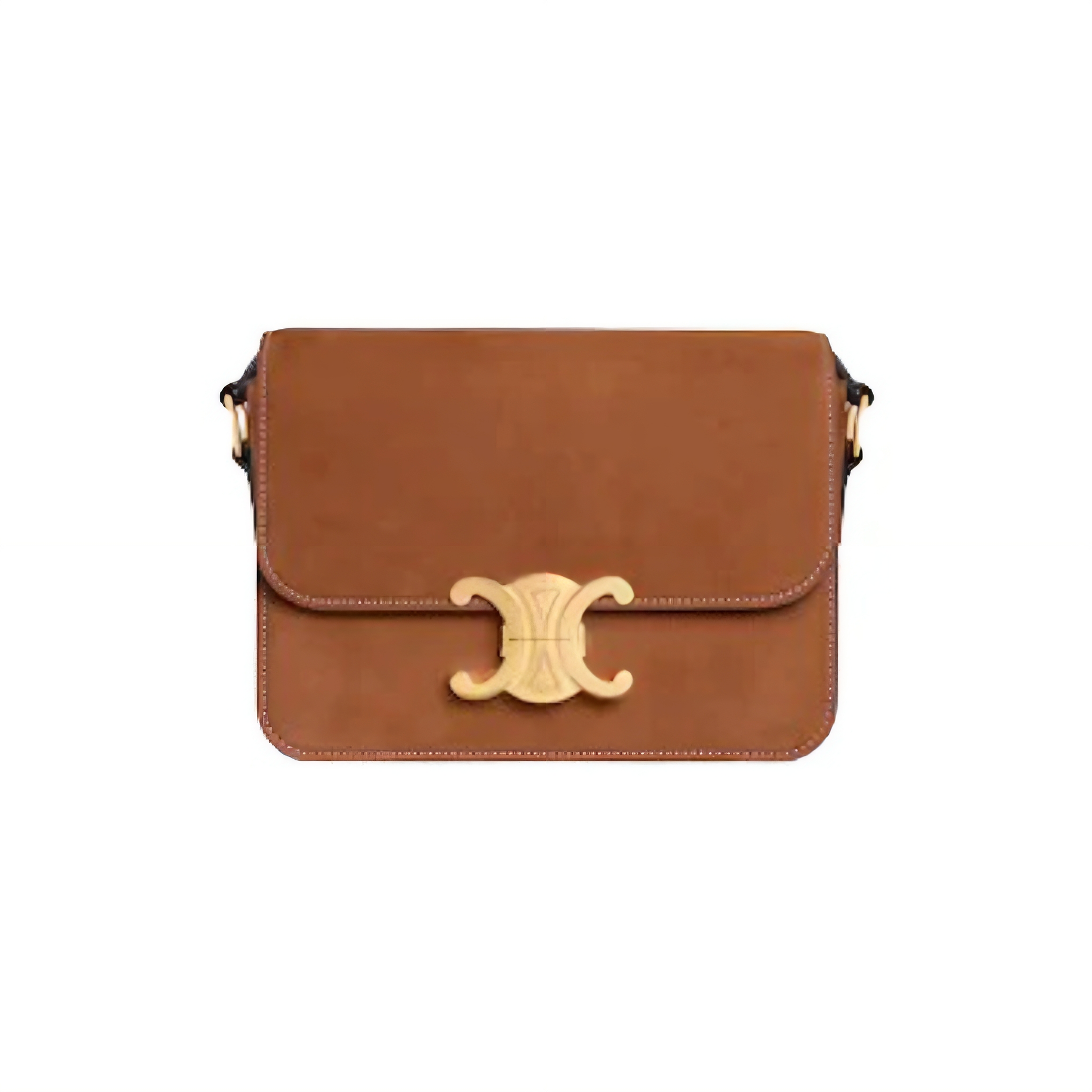 Celine Teen Triomphe Suede Shoulder Bag