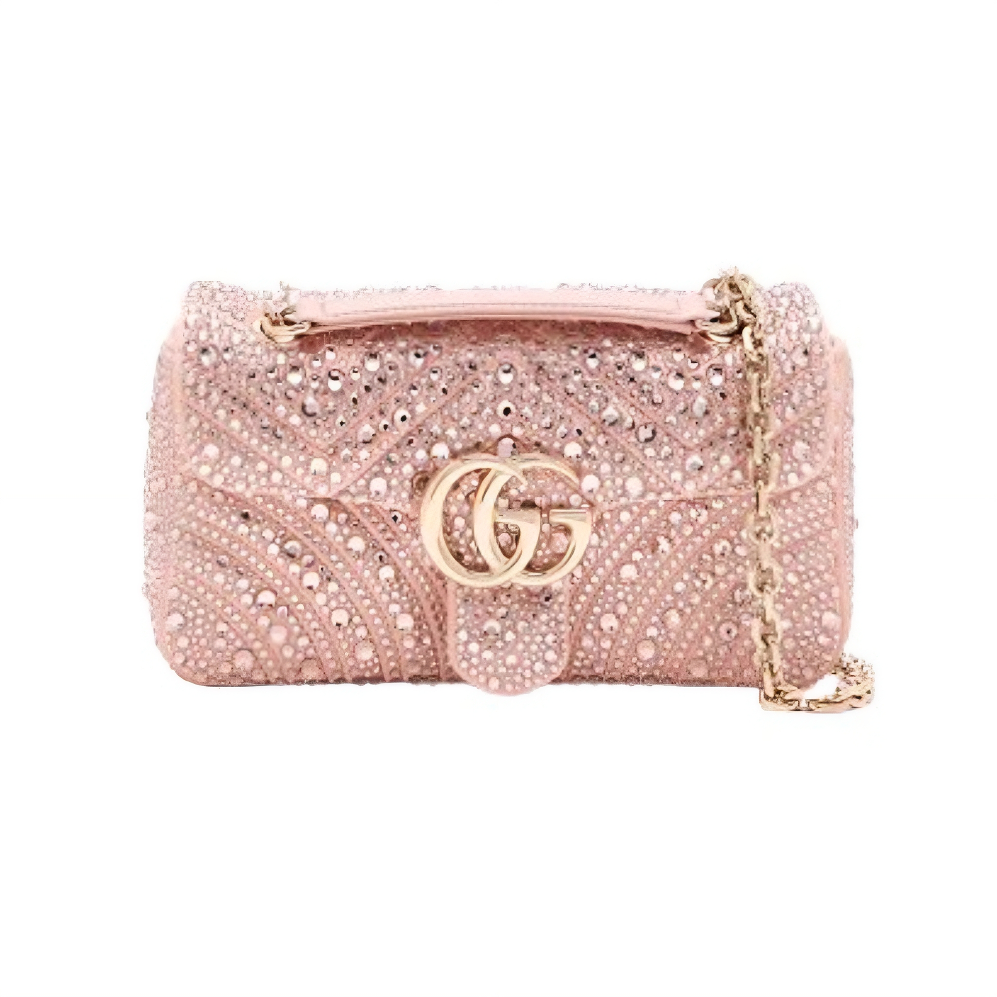 GG Marmont Crystals Small Shoulder Bag
