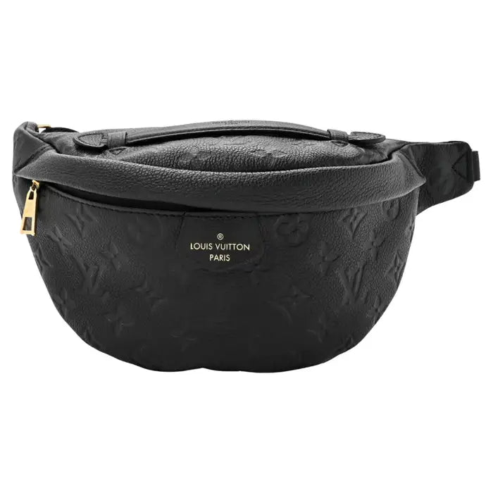 LV Black Monogram Bum Bag