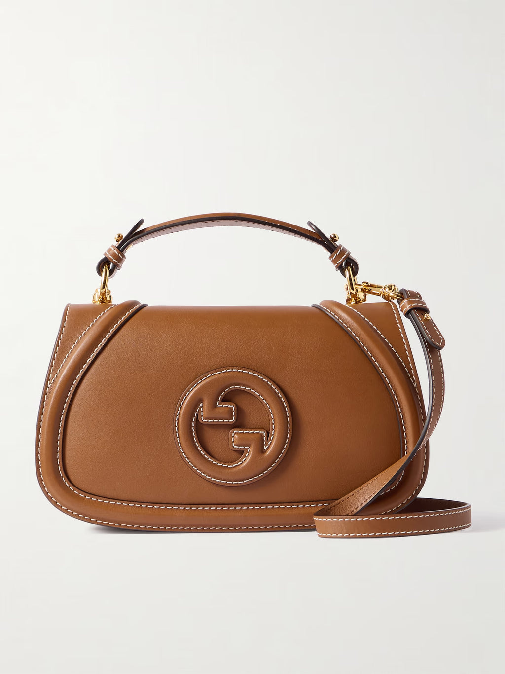 Blondie Brown leather shoulder bag