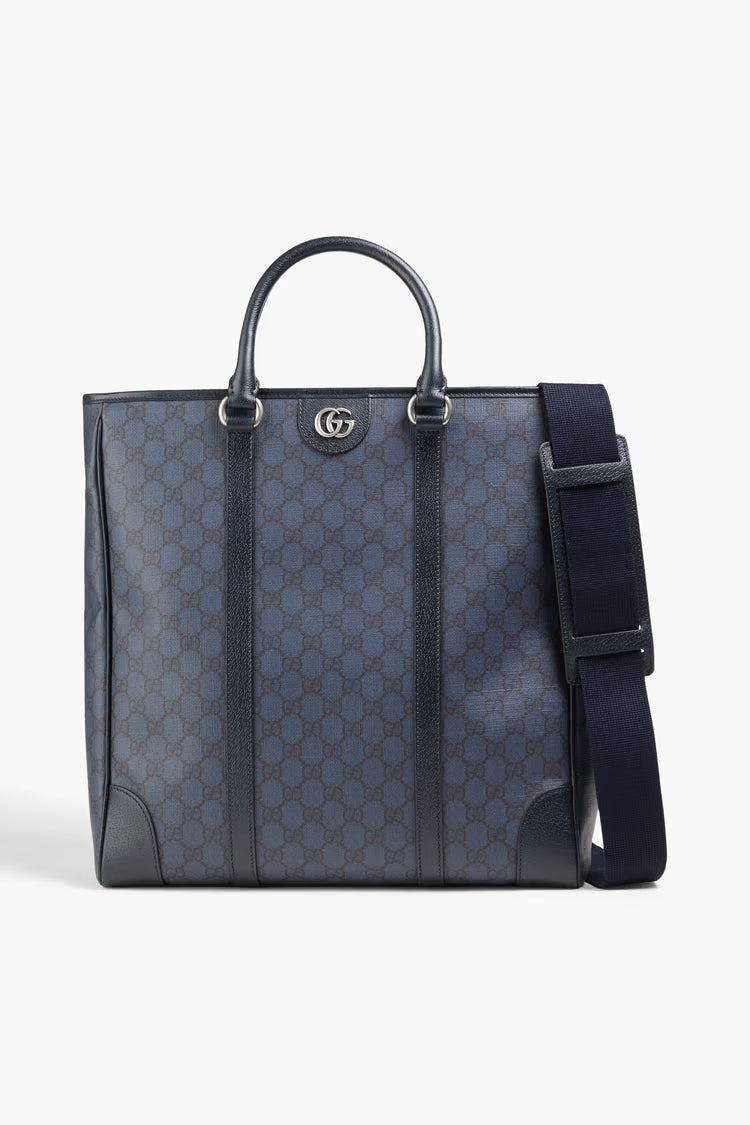 Gucci Printed leather tote bag