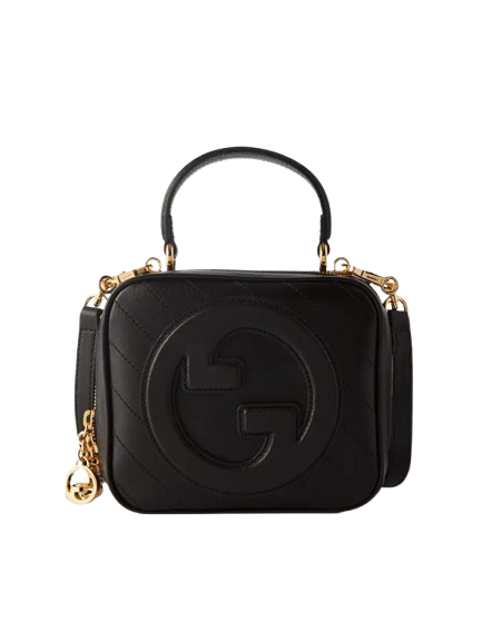 Gucci Black Blondie Leather Shoulder Bag