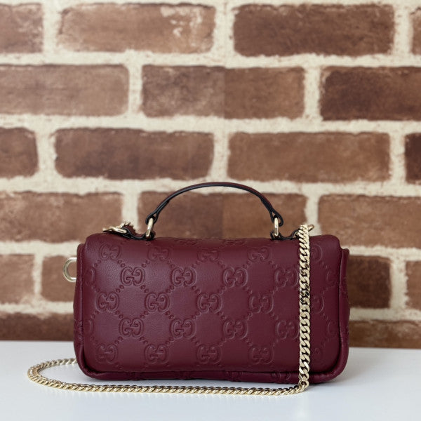 Gucci gg milano mini top handle bag