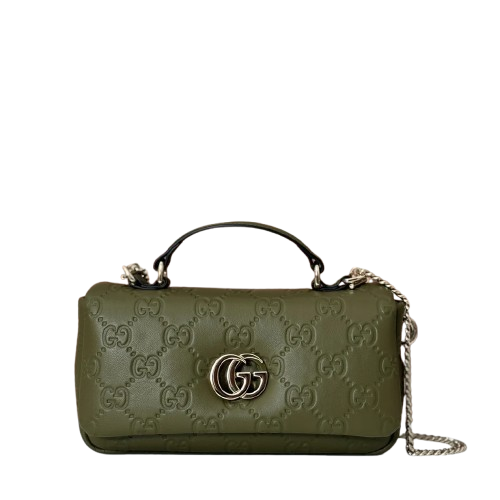 Gucci Green Milano Mini Top Handle Bag