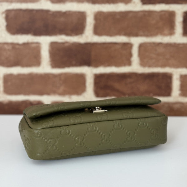 Gucci Green Milano Mini Top Handle Bag